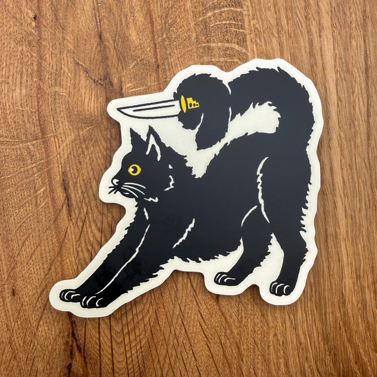 Rat Patrol Tail Curl 4 Inch Matte Vinyl Sticker