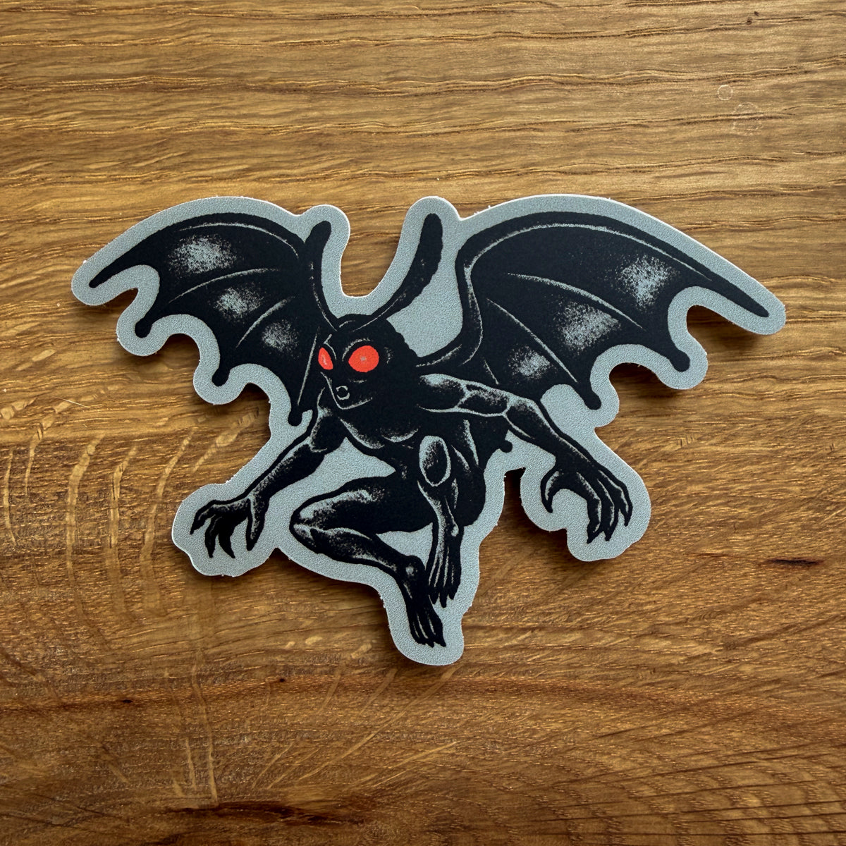 Mothman #1 - 3 Inch Matte Vinyl Paranormal Sticker
