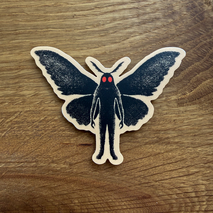 Mothman #2 - 3 Inch Matte Vinyl Paranormal Sticker