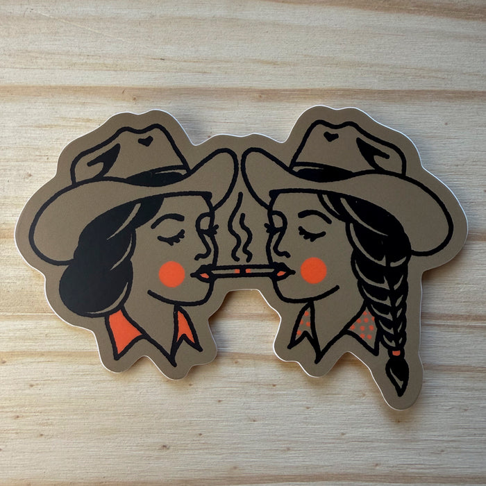 Share A Smoke 4 Inch Matte Sticker