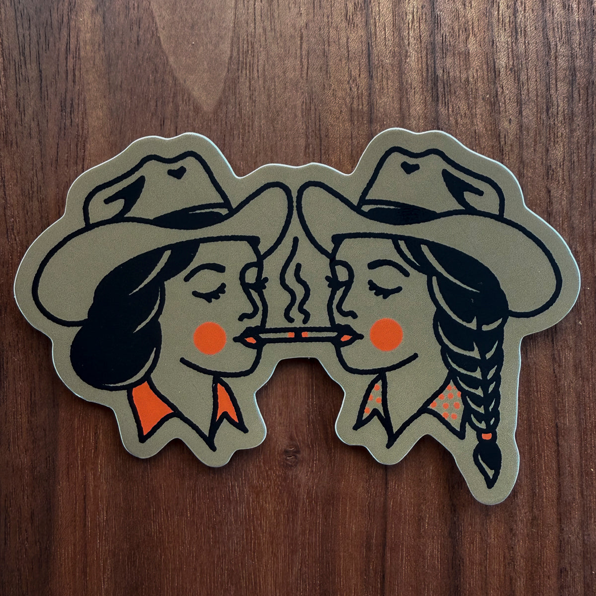 Share A Smoke 4 Inch Matte Sticker