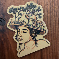 Joshua Tree Woman 4 Inch Matte Vinyl Sticker