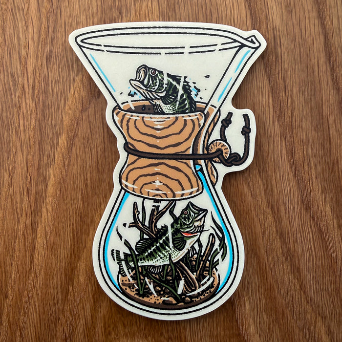 Chemex Bass 4 Inch Matte Vinyl Sticker