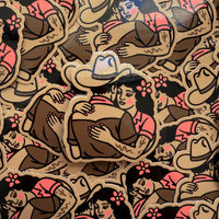 Better Together (Brown/Pink) Glossy Sticker
