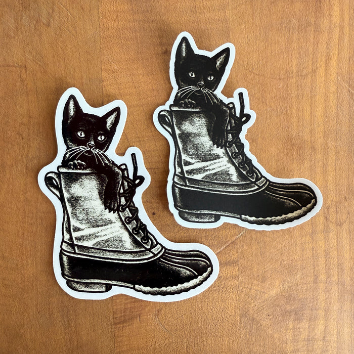 Eastern Kitten Boot Stickers - 2 PACK