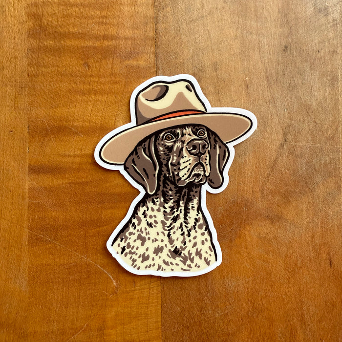 GSP Cowdog Matte Sticker