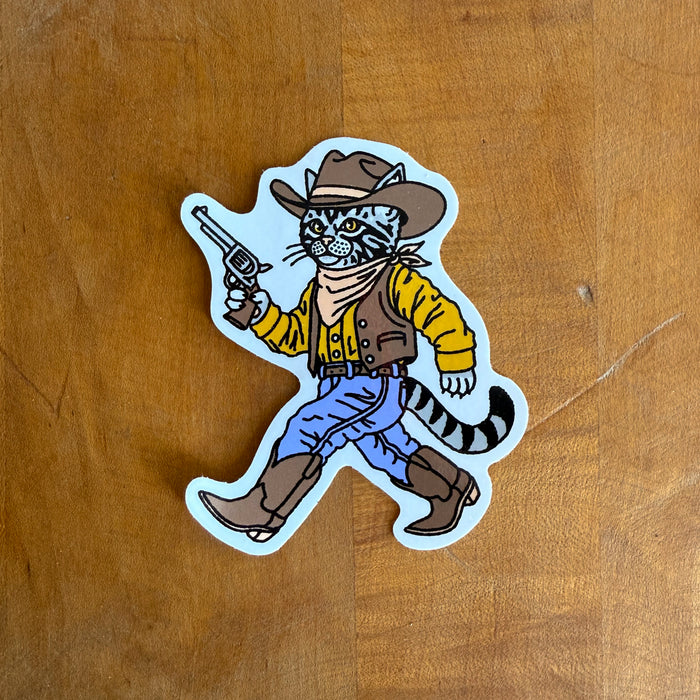 Gunslinger Glossy Sticker