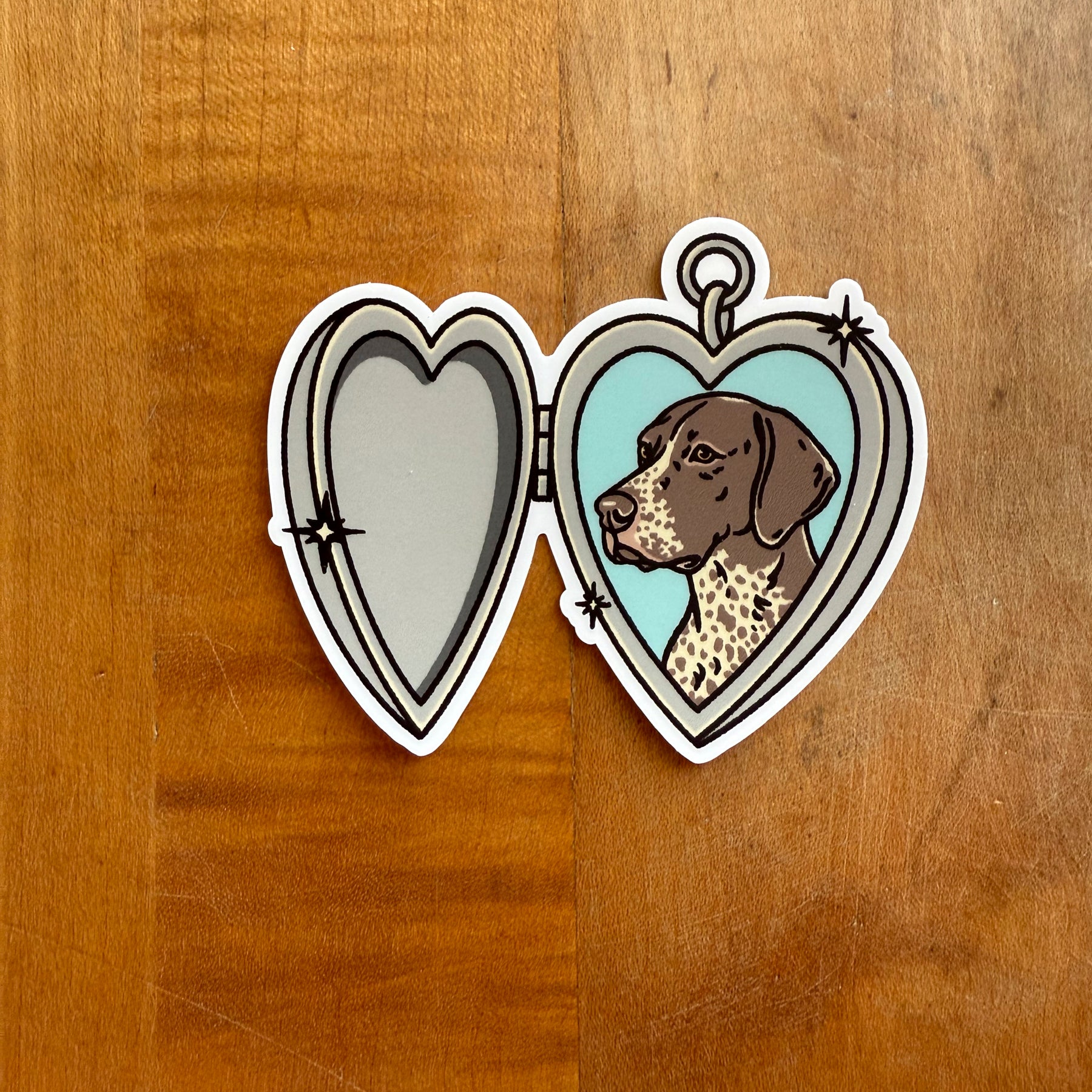 GSP Locket Matte Sticker – Steel Bison