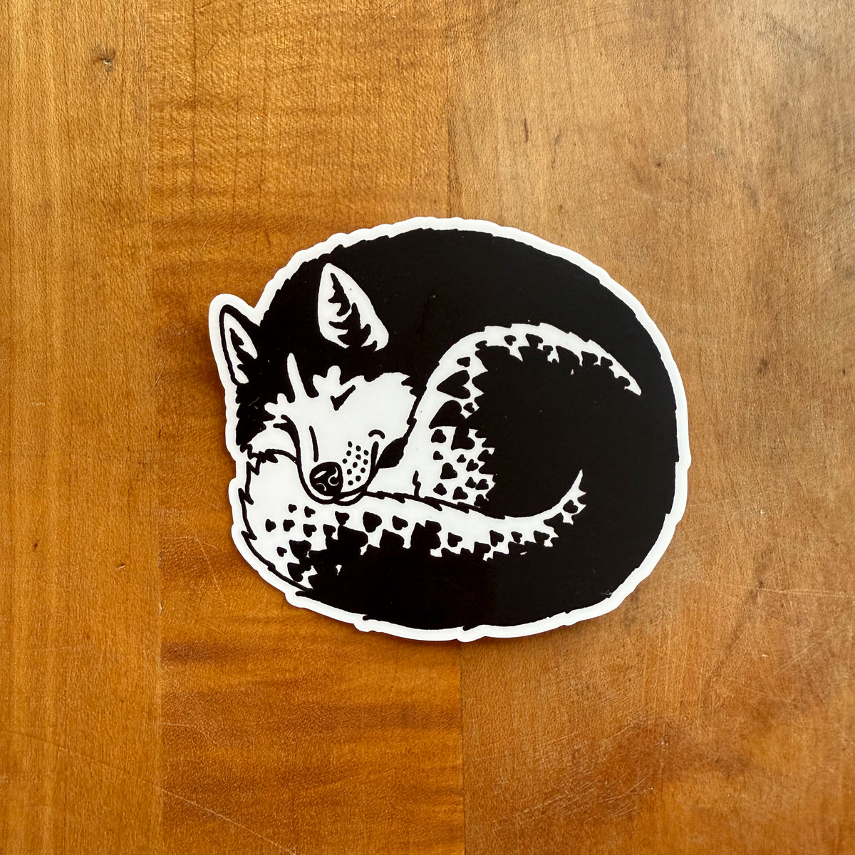 Husky Hearts Matte Sticker