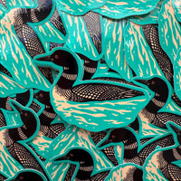 Loon Glossy Stickers - 2 PACK