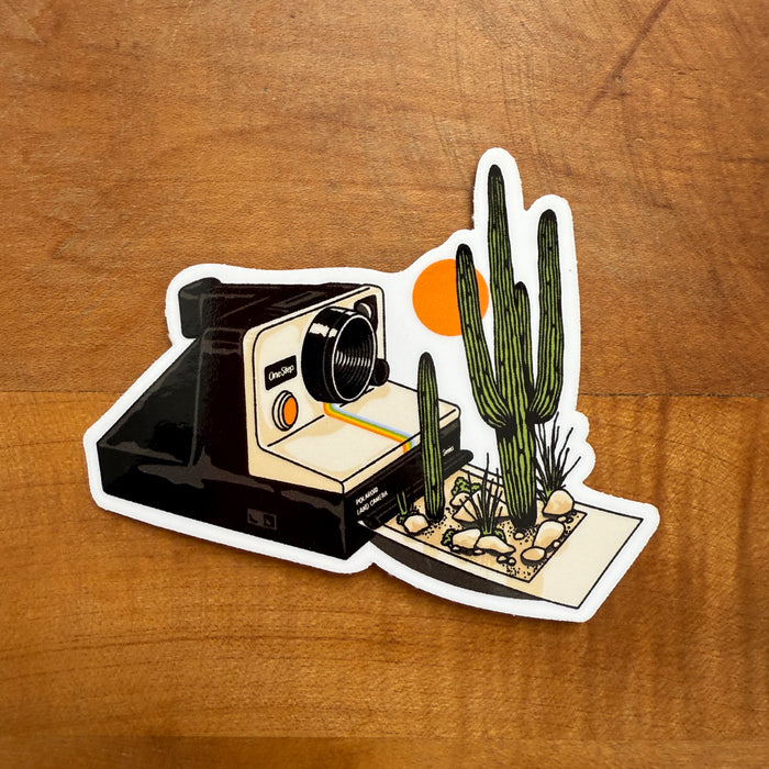 Desert Film Glossy Sticker