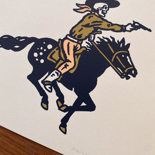 Skull Rider - Signed 10x8in Print #442