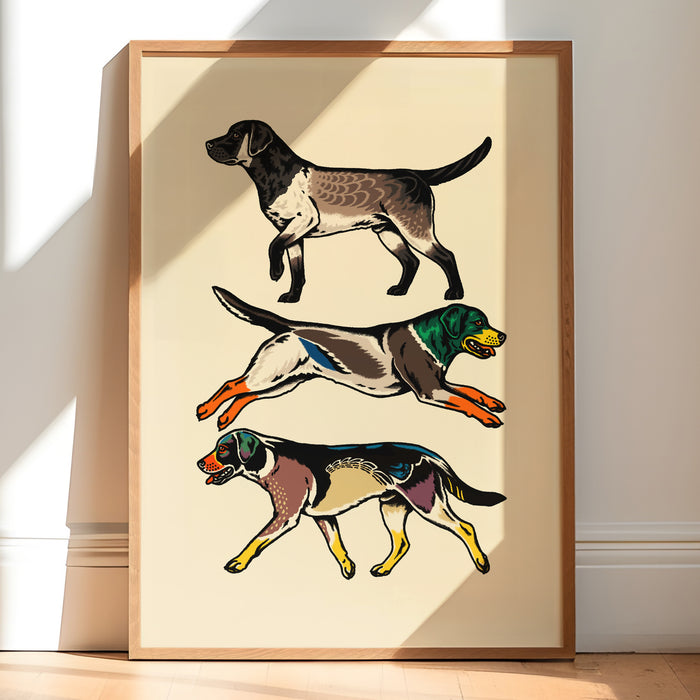 Labrador Birds Giclée Print