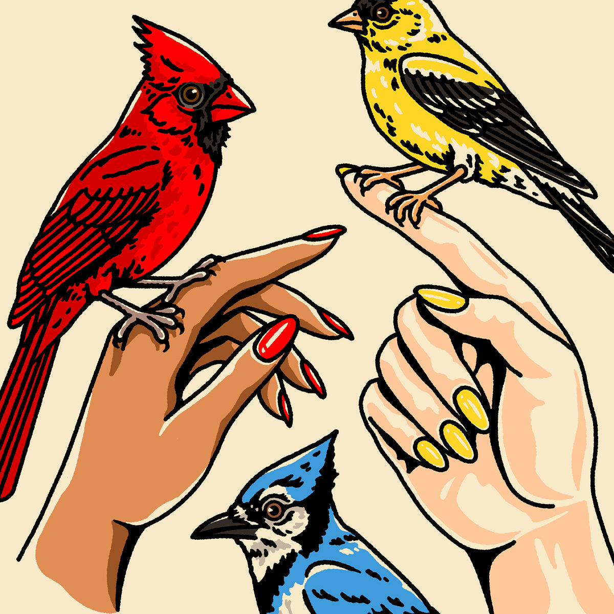 Bird Hands - Part 1 Giclée Print