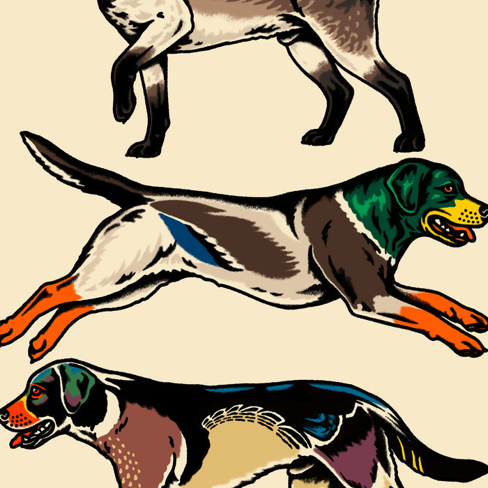 Labrador Birds Giclée Print