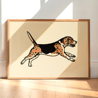 Beagle Brown Trout Giclée Print