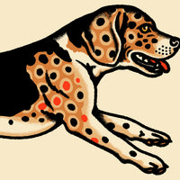 Beagle Brown Trout Giclée Print