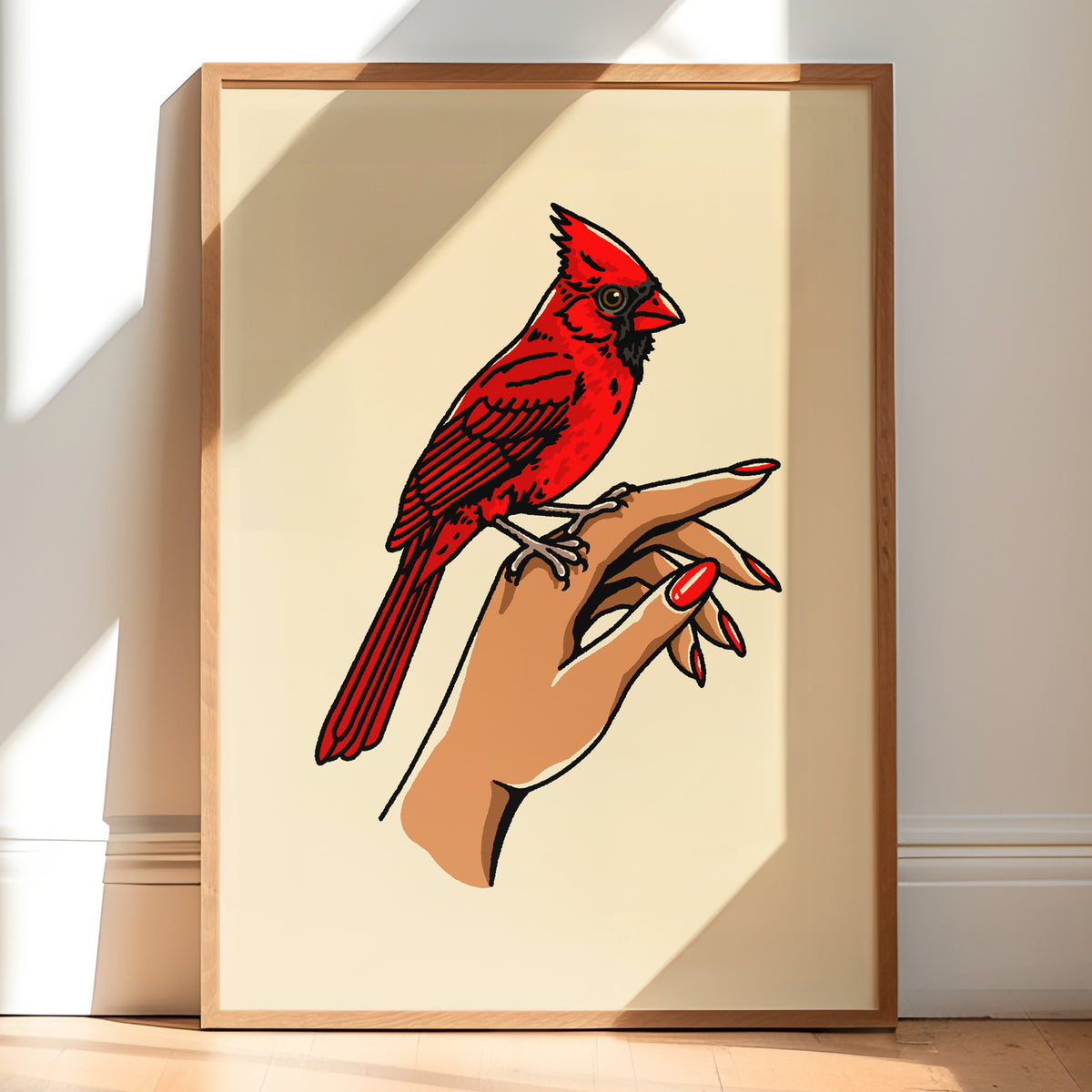 Cardinal Hand Giclée Print