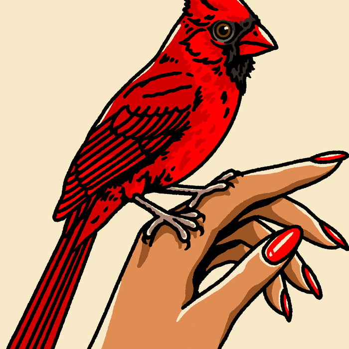 Cardinal Hand Giclée Print