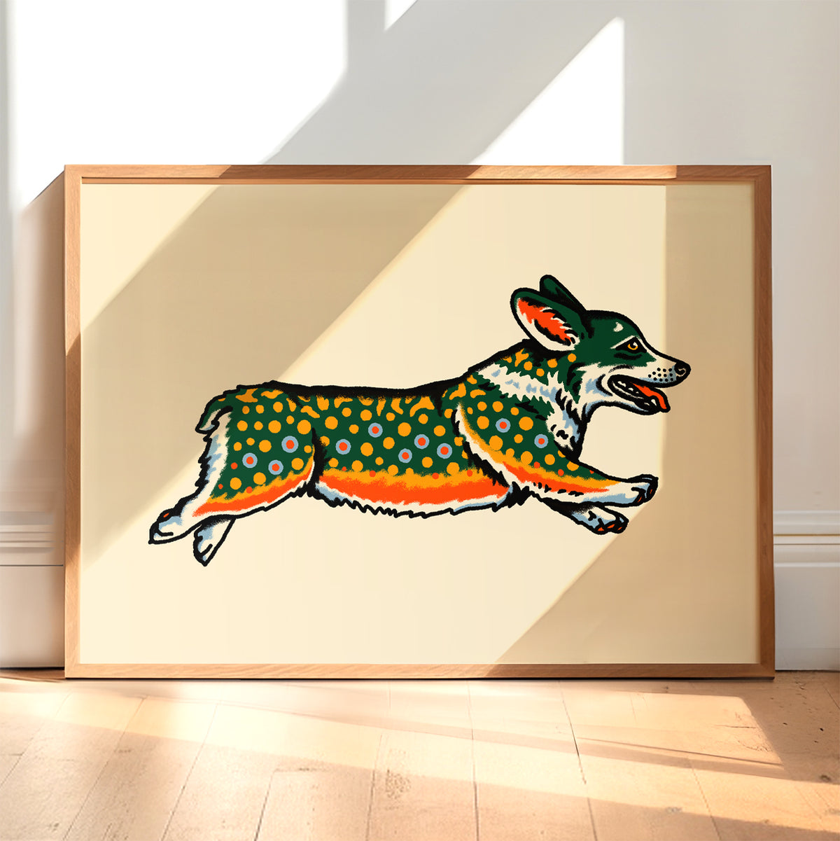 Corgi Brook Trout Giclée Print