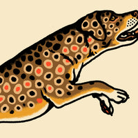 Labrador Brown Trout Giclée Print