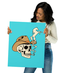 Smokin' Skull Print (Made to Order)