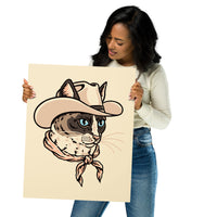 Snowshoe Cat Giclée Print