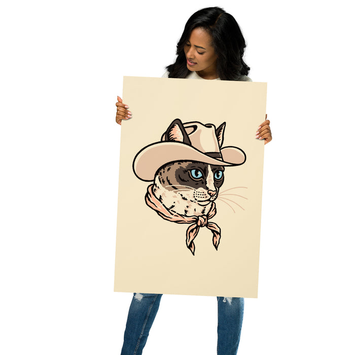 Snowshoe Cat Giclée Print