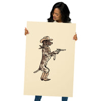 German Shorthaired Point Outlaw Giclée Print