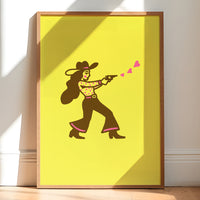 Heartstruck (Lemon) Giclée Print