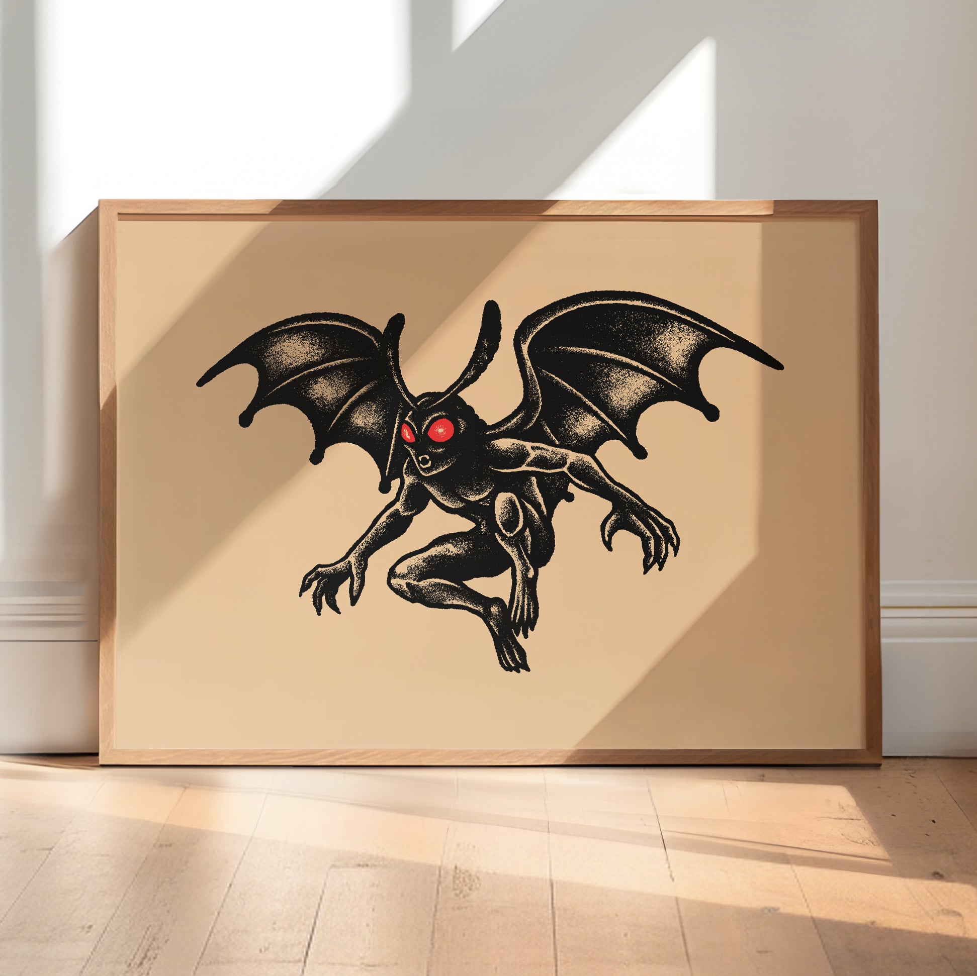 Mothman Flight Giclée Print – Steel Bison