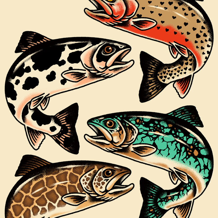 Rare Trout Flash Part 2 Giclée Print