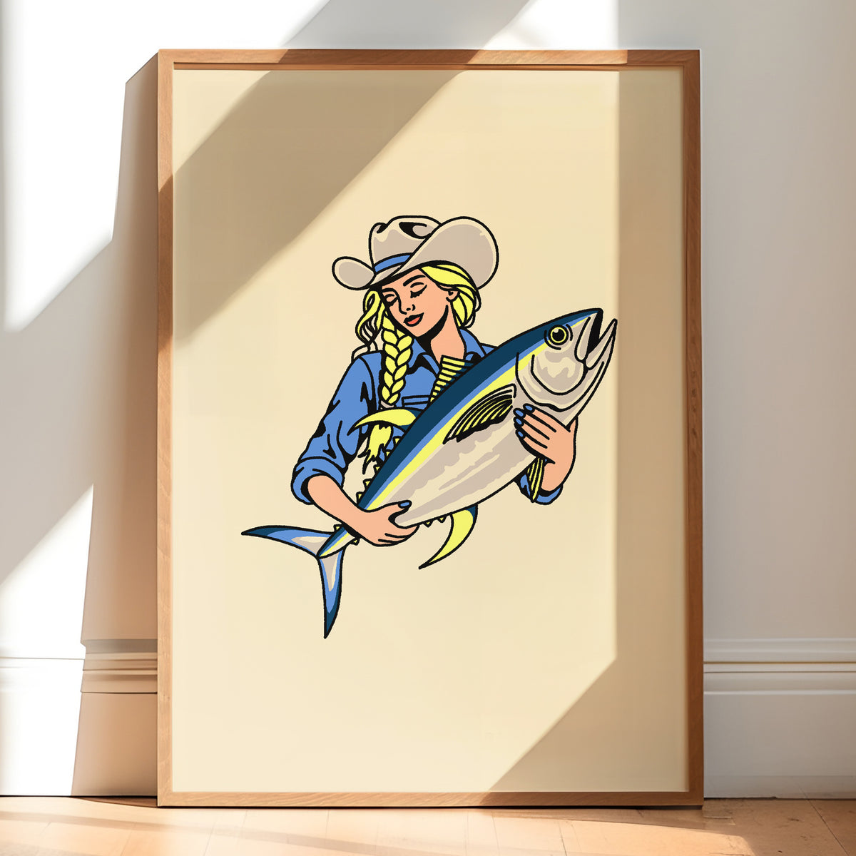 Tuna Cowgirl 1 Giclée Print
