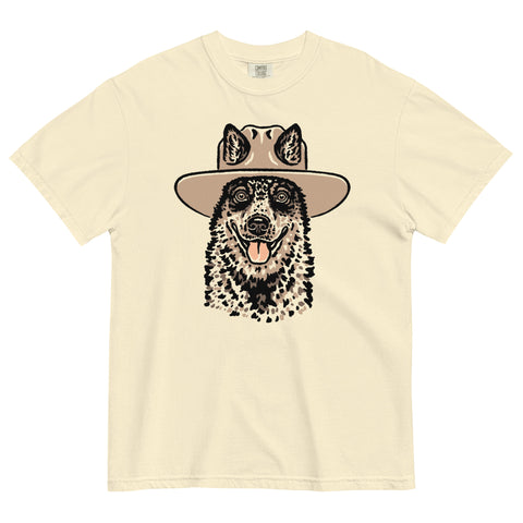 Basset Hound Cowdog Heavyweight T-shirt