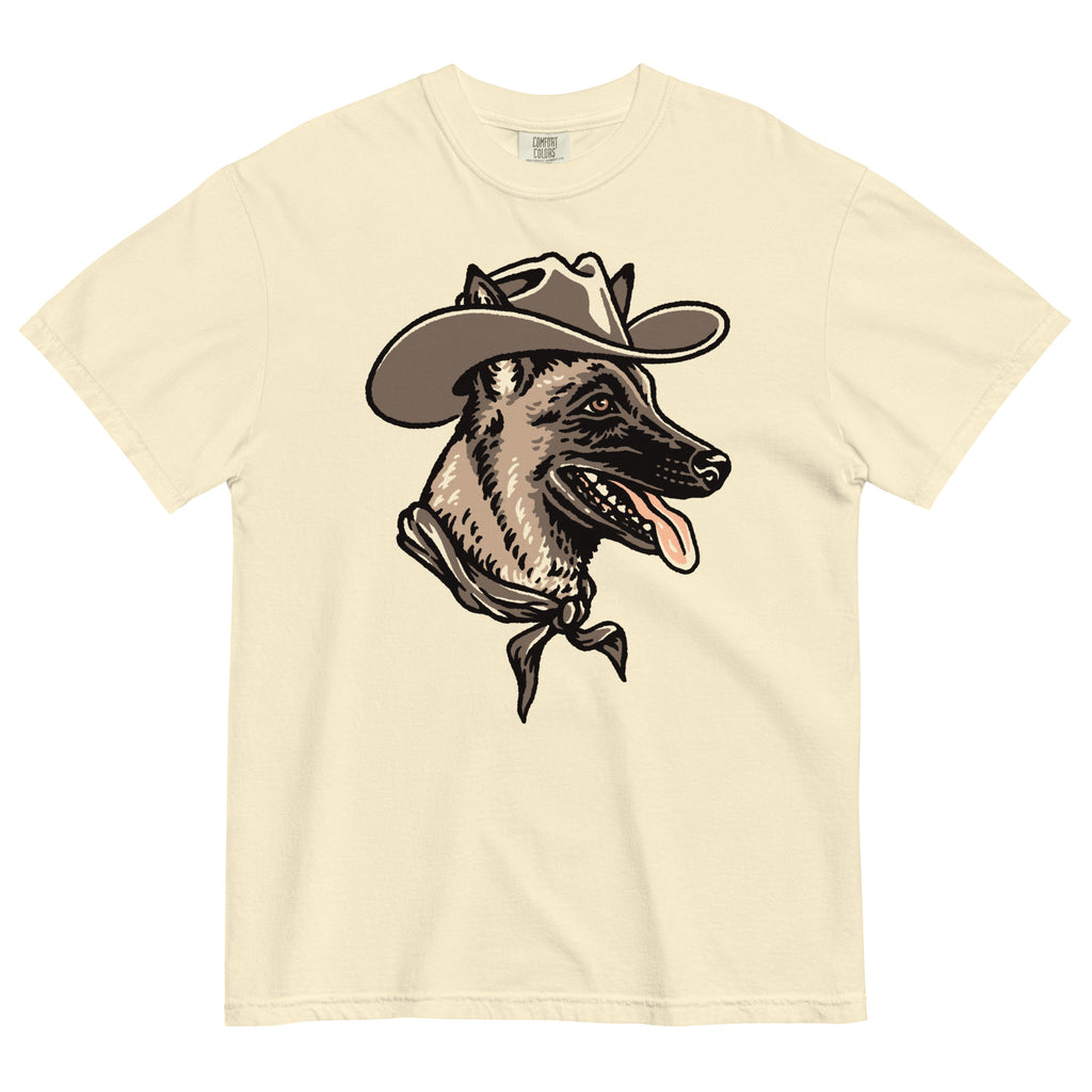 Belgian Malinois Cowdog Heavyweight T-shirt – Steel Bison