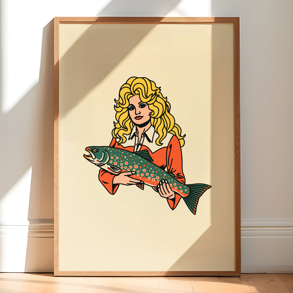 Dolly Holding Varden Giclée Print