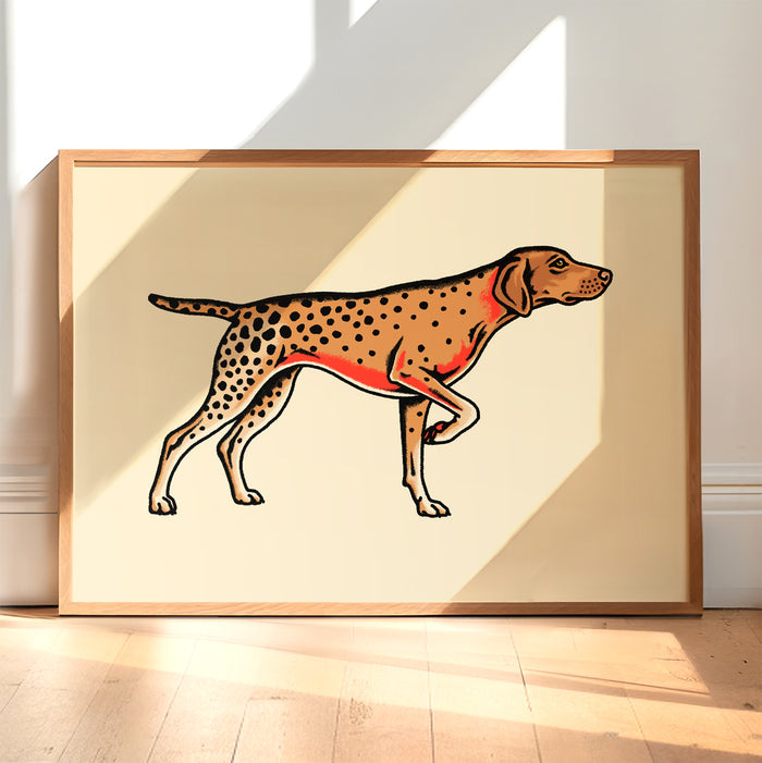 Vizsla Cutthroat Trout Giclée Print