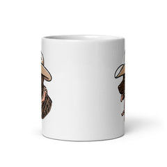 Chocolate Lab Cowdog Mug