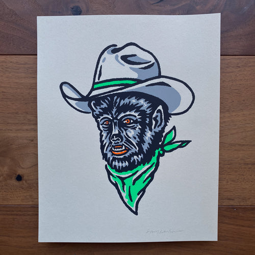 Cowboy Wolfman - Signed 8x10in Print #441