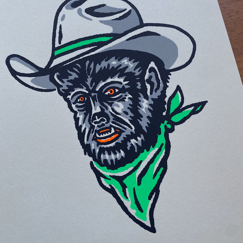 Cowboy Wolfman - Signed 8x10in Print #441