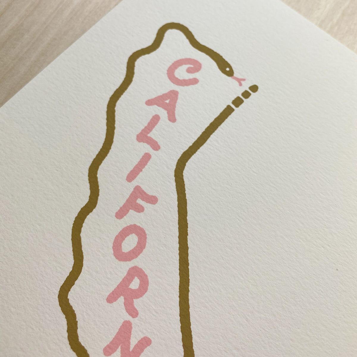 California Snake - Signed Print #195
