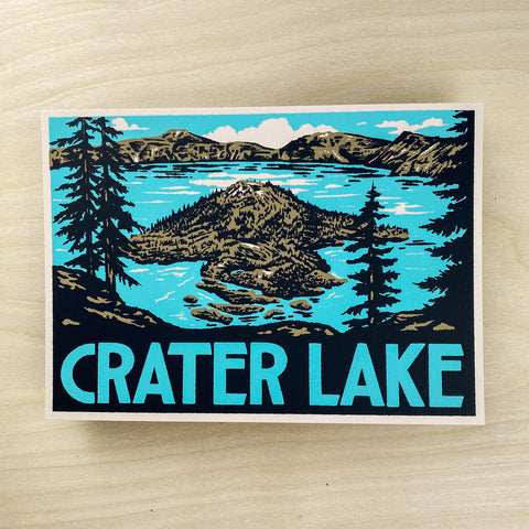 Crater Lake Powder - Signed Print #188