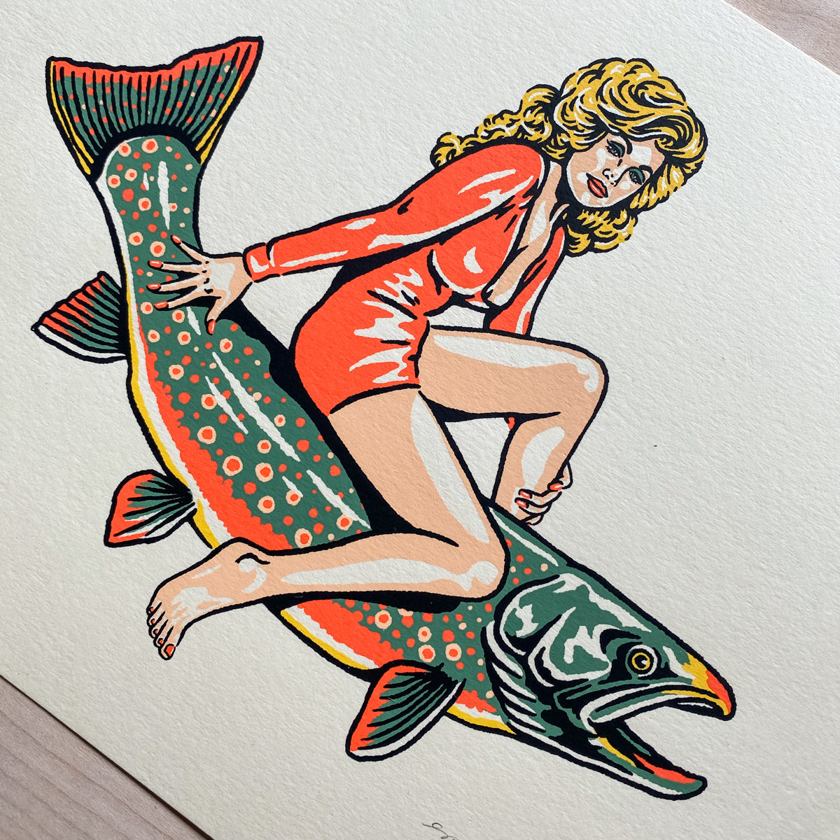 SOLD OUT. Dolly Parton on a Dolly Varden - 8x10 Print #384