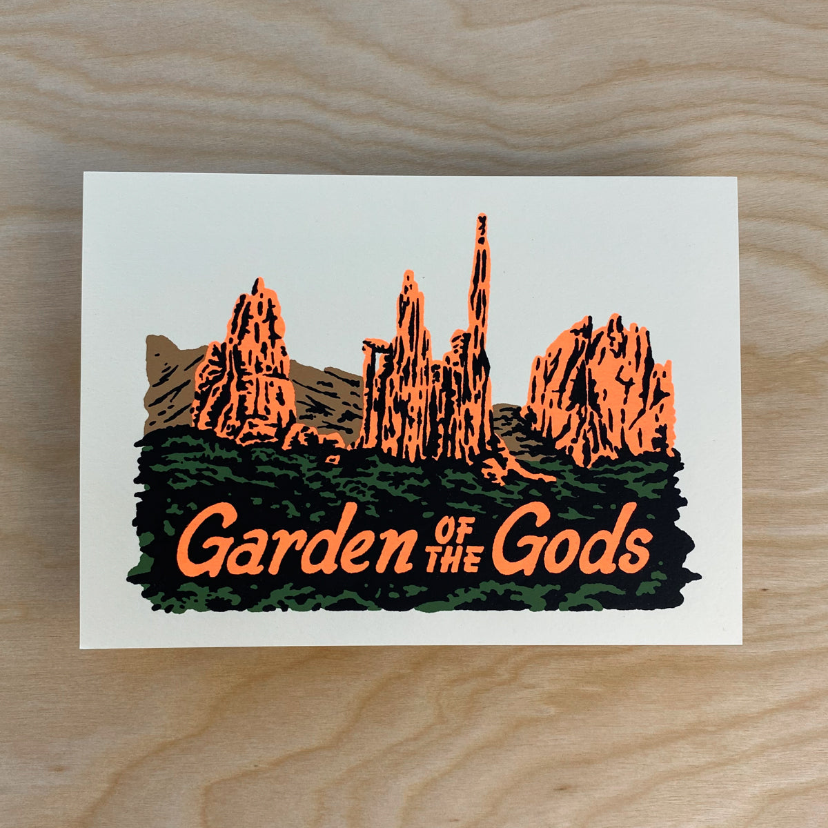 Garden of the Gods  - Signed 7x5in Print #217