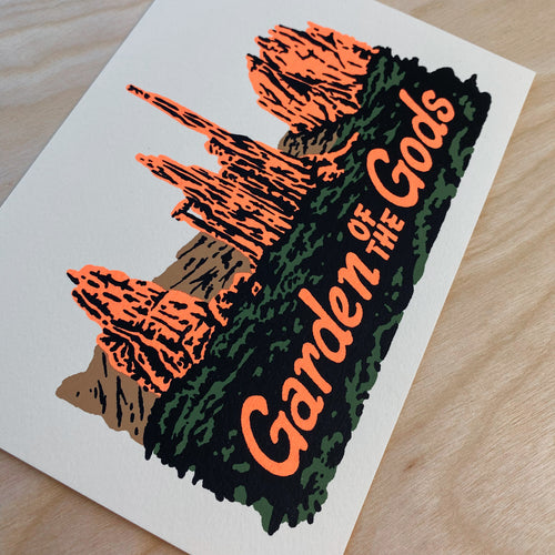 Garden of the Gods  - Signed 7x5in Print #217