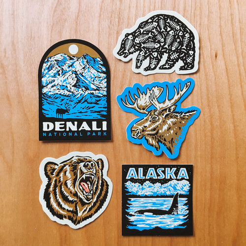 SOLD OUT. Alaska Sticker Pack