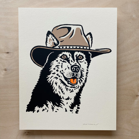 Bernese Mountain Dog Cowdog - 8x10 Print #306