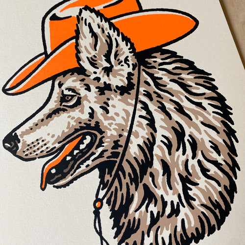 Tan Husky Cowdog - Signed 8x10in Print #267