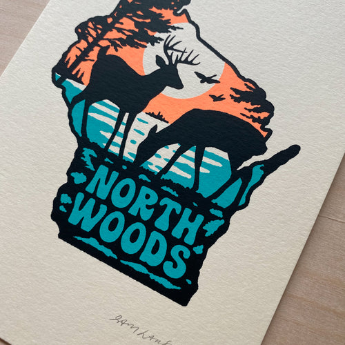 North Woods - Signed 5x7in Print #255