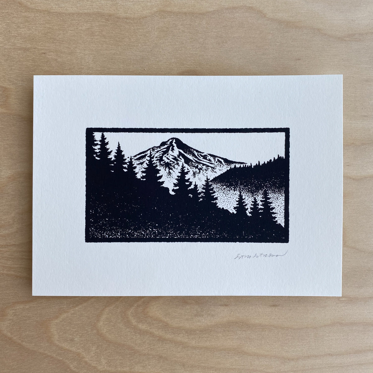 Oregon Wilderness - Signed 7x5in Print #243